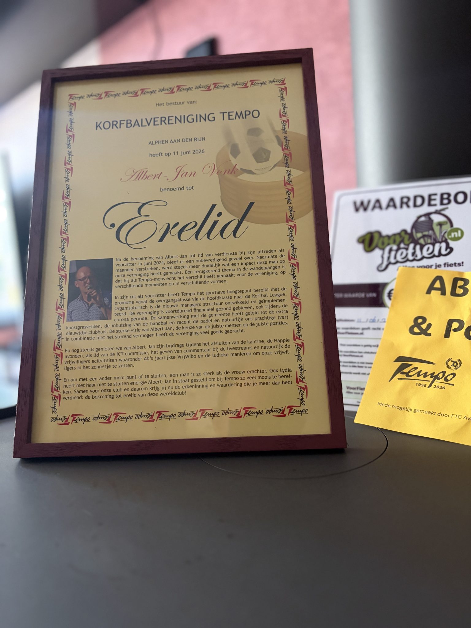 Van een erelid