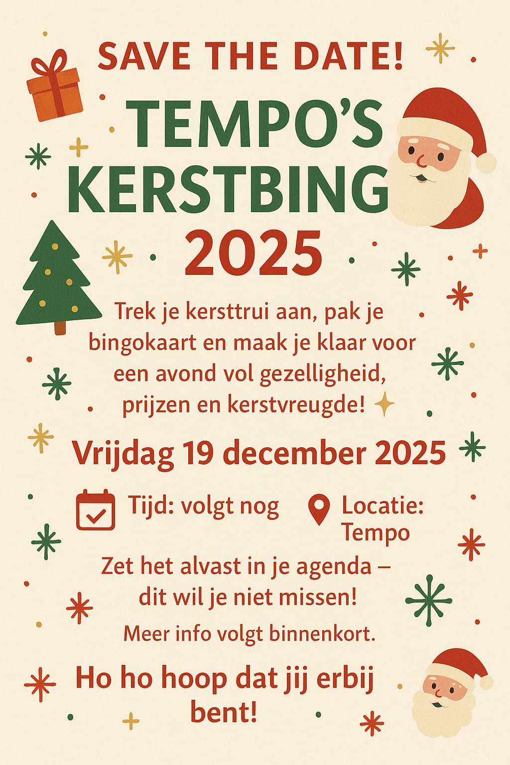Kerstbingo 2025