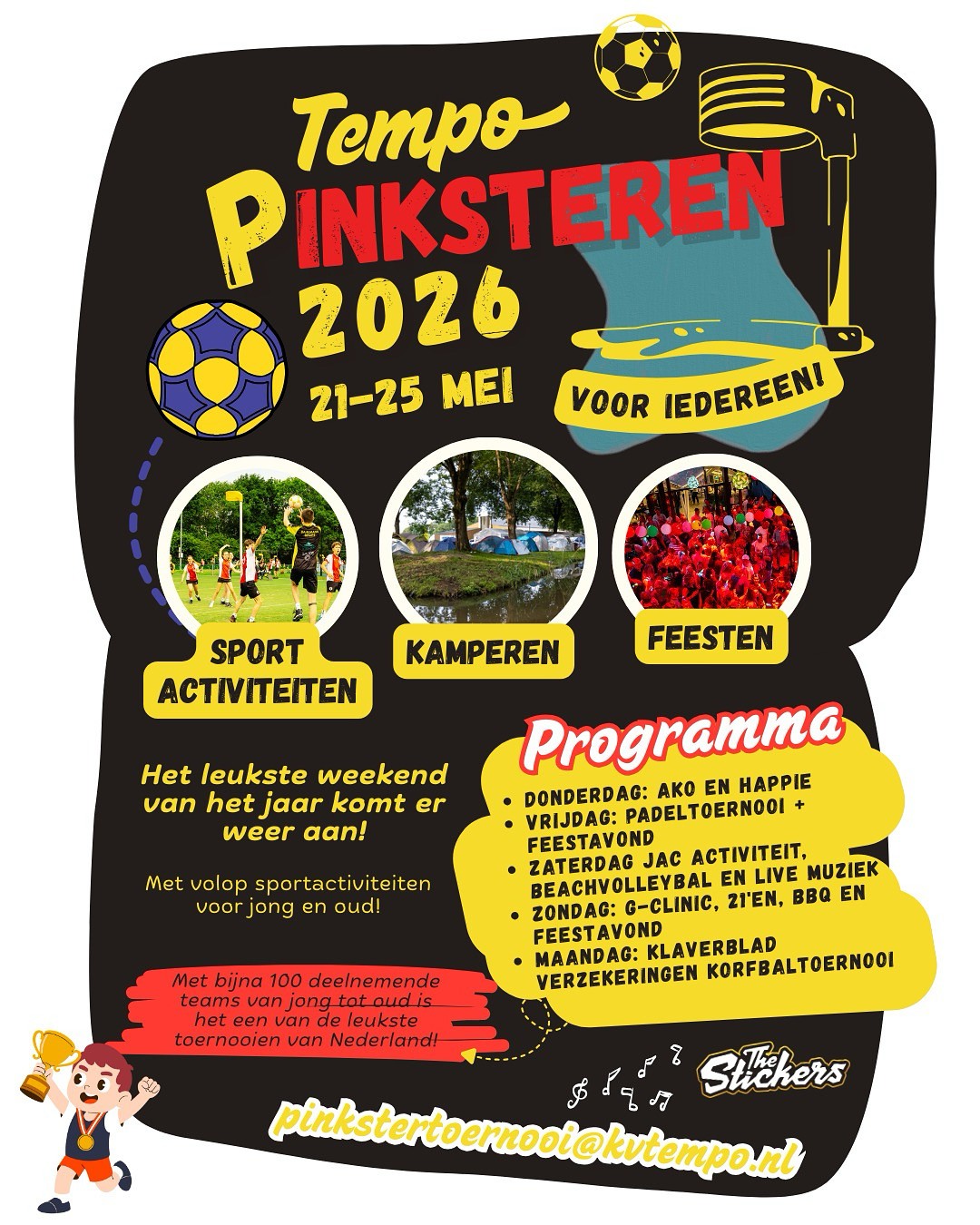 Pinkstertoernooi Tempo-jeugdleden 2026